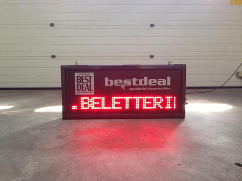 Indoor LED Lichkrant (Rood)
